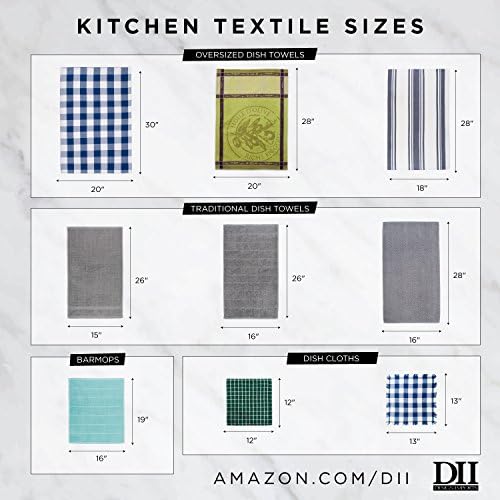 DII Cleaning Collection Soft Highly Absorbent Microfiber, Dishcloth Set - Image 4