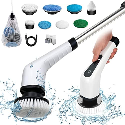 Electric Spin Scrubber, Cordless Bath Tub Power Scrubber by FocusonMakingHouseworkEasy