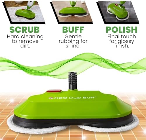 H2O MOP X5 Dual Buff Steam Mop Head Attachment - Image 4
