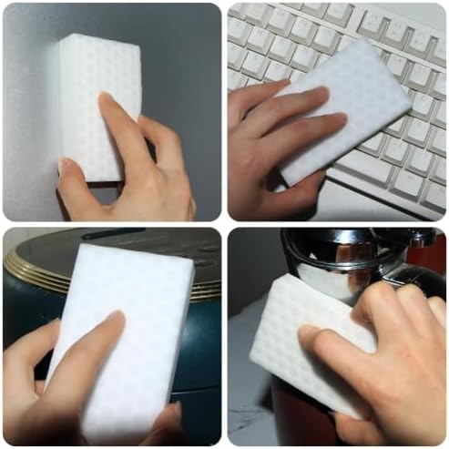 50 Pack 2X Density Melamine Sponges Long Lasting Magic Cleaning Eraser Pads - Image 4