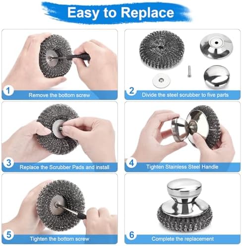 7PCS Steel Wool Scrubber Pads - Image 7