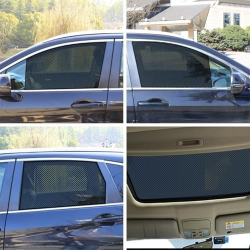 2PCS Car Side Window Sunshade Static Cling UV Protector - Image 6