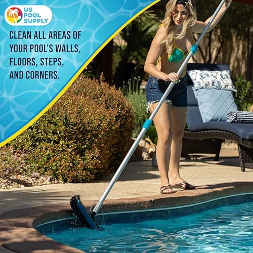 U.S. Pool Supply 18" Pool Brush Head 270°, 12 Bristle Rows, Heavy-Duty - Image 5