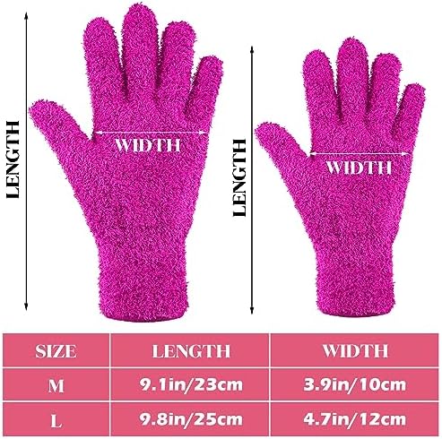 Patelai 3 Pairs Microfiber Dusting Gloves - Image 4
