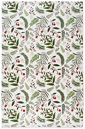 DII Christmas Kitchen Towel Set, Floral Tea Towels - Image 2