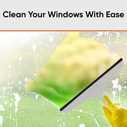 Superio Rubber Squeegee Grey 10", Streak Free All Purpose Window Squeegee - Image 7