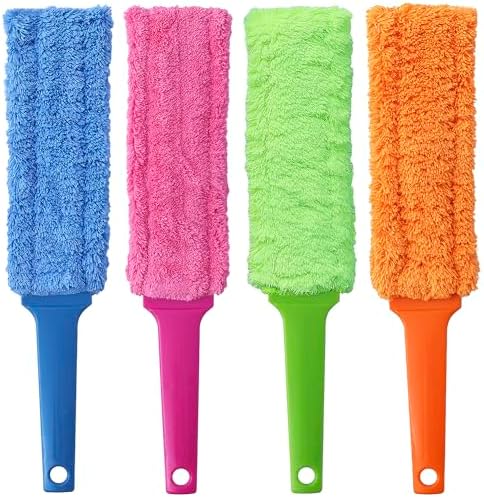 4 Pack 15 inch Reuseable Microfiber Feather Duster, Blind Duster, Gap Duster by Unknown