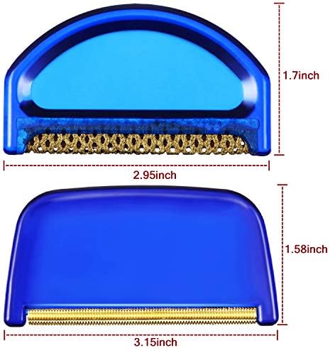 Boao 4 Pieces Sweater Combs to Remove Pilling Sweater Defuzzer, Retro Luxury - Image 2