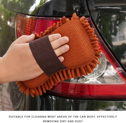 Microfiber Car Wash Sponge, Scratch-Free Vehicle Washing Mitt - Image 4