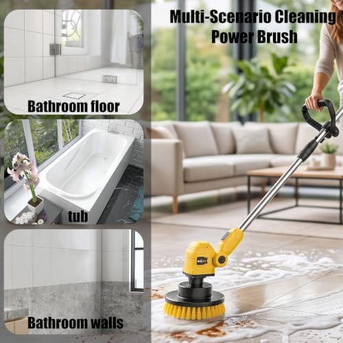 Cordless Spin Scrubber, 6 Brush Head, Floor Scrubber - Image 5