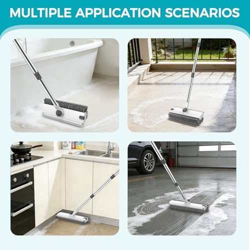 SetSail Floor Scrub Brush with 54in Adjustable Long Handle - Image 5