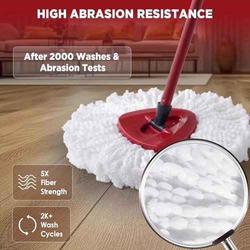 Mop Head Replacement for O-Cedar Easy Wring 1-Tank System, Mop Refills - Image 3