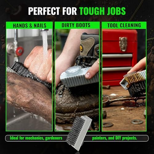 Nail Brush for Cleaning Fingernails, Heavy Duty Fingernail Brush, 4 Pack - Image 6