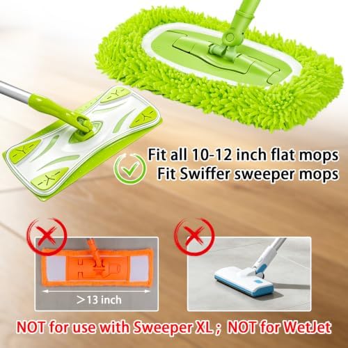 Reusable Dry Sweeping Cloths Microfiber Wet Mop Pads Compatible - Image 5