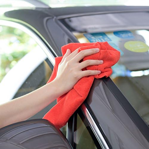 CARCAREZ Premium Microfiber Detailing Towels, 340 GSM Lint Free Car Buffing - Image 7
