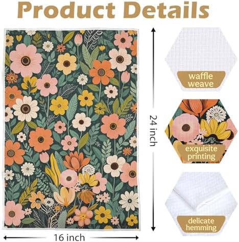 Boho Abstract Kitchen Towels Set - Image 5