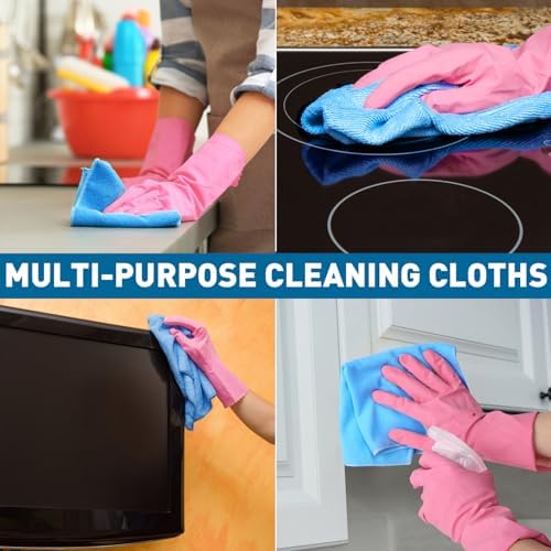 TEAWOO Microfiber Cleaning Cloths-15 Pack, Microfiber Towels - Image 4