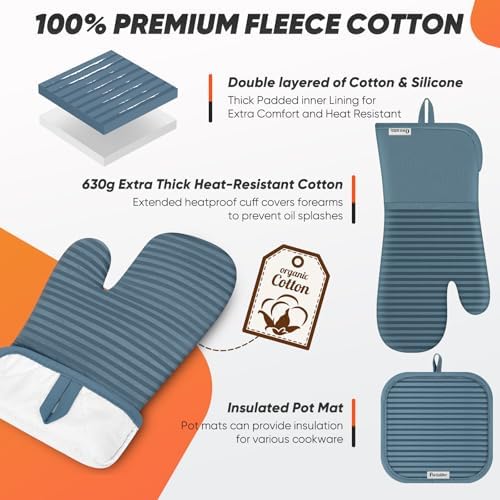 Oven Mitts Kitchen Towels and Dishcloths - Image 3
