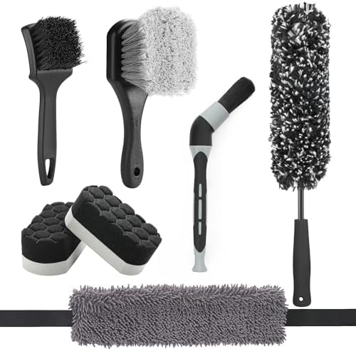 Fantasticlean 7PCS Wheel Tire Brush Kit by Fantasticlean