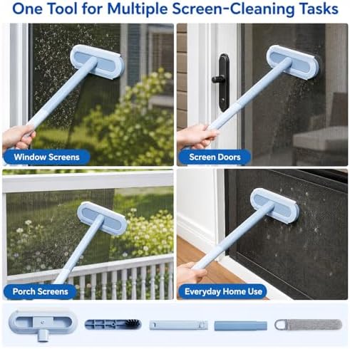 2026 New Window Screen Cleaning Brush, 4-in-1 Multi-Functional Cleaning Tool - Image 7