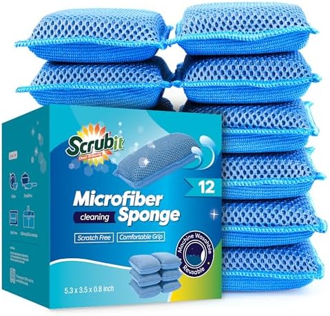 SCRUBIT Reusable Sponges for Dishes by SCRUBIT