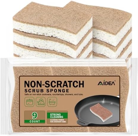 AIDEA Sponges Kitchen, Non Scratch Dish Sponges by AIDEAHOME