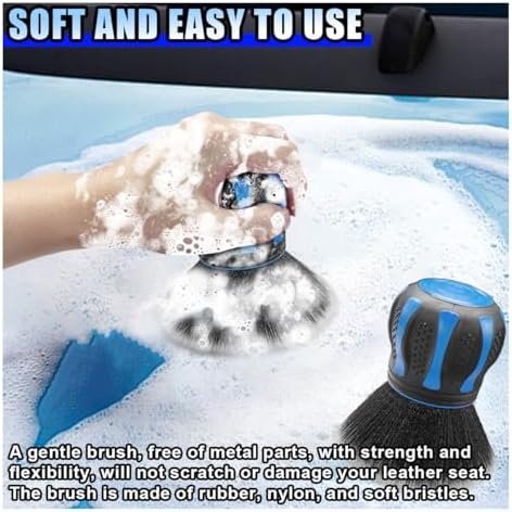 Car Detailing Brush, Ultra Soft Bristles XL Synthetic Brush, Auto Interior - Image 3