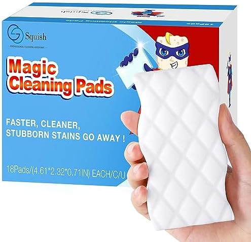 Squish Magic Eraser Sponge, 18 Pack Cleaning Pads by squish