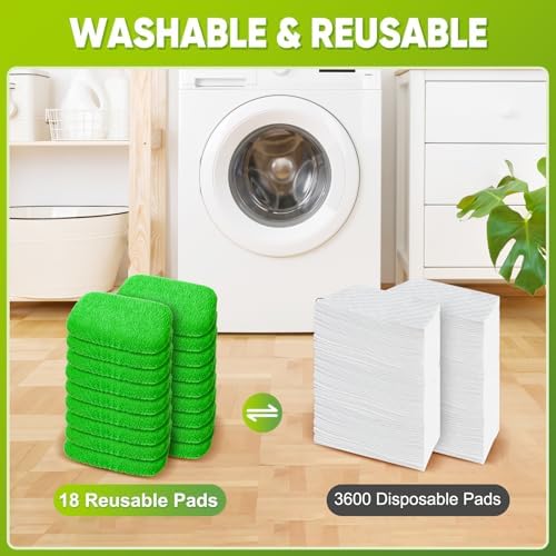 18-Pack Reusable Mop Pads Compatible - Image 5