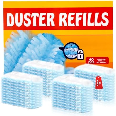 40 Count Electrostatic Duster Refills by Ftutom