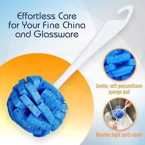 COMPAC HOME Dish Wand Kitchen Sponge | Effectively Clean China Dishes and - Image 4