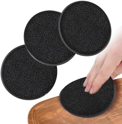 NiHome 3.7" Wood Conditioner Cutting Board Wax Oil Applicator Pads 4 Pack by NiHome