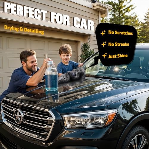 SMINDER 2-Pack 1200 GSM Car Drying Towels – Microfiber Towels - Image 5