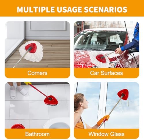 7 Pack Mop Replace Head for Ocedar Spin Mop Replacements Scrubber - Image 4