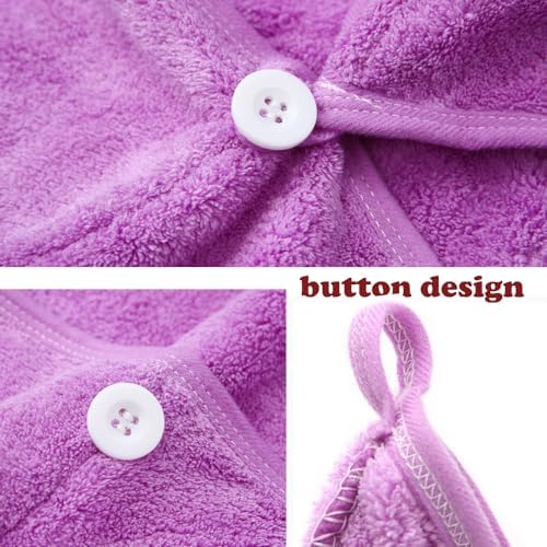 M-bestl 2 Pack Microfiber Hair Towel Wrap, Hair Drying Towel - Image 4