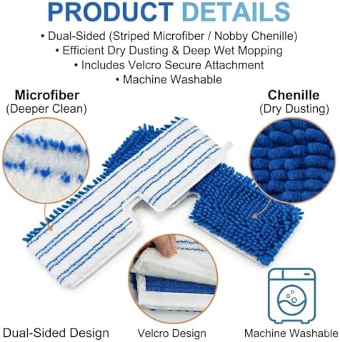 Microfiber Flat Mops for Floor Cleaning, Flat Mop - Image 5