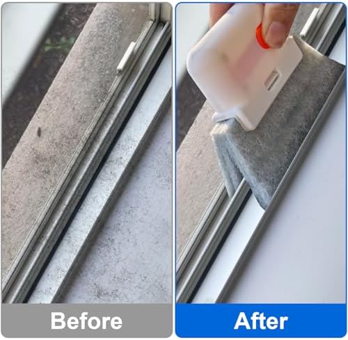 XANGNIER Window Track Cleaning Tools, Window Sill Cleaner Tool Kit - Image 2
