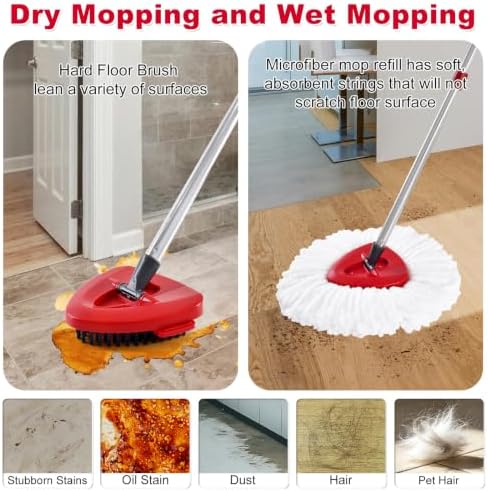 6PCS Spin Mop Heads for OCedar EasyWring 1-Tank System - Image 5