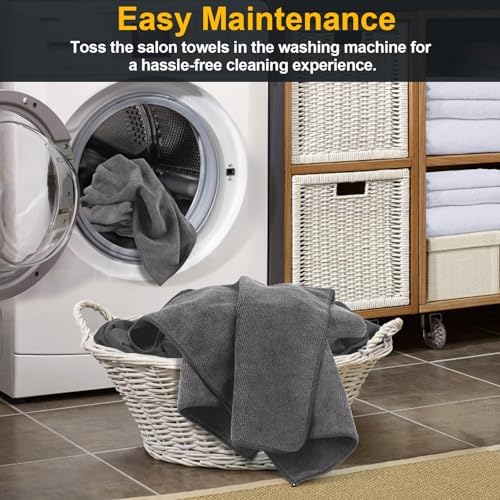 UNIMADE Salon Towels 24 Pack, Super Soft Microfiber Gym Towels - Image 5