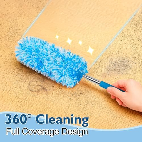MAVRIZ 12 pcs Microfiber Extendable Duster, Washable & Reusable Duster - Image 2