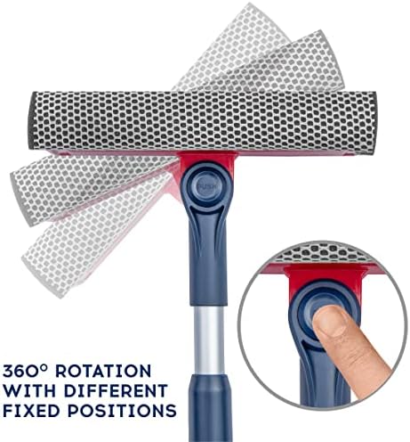DSV Standard Professional Window Squeegee | 2-in-1 Window Cleaner Sponge and - Image 5