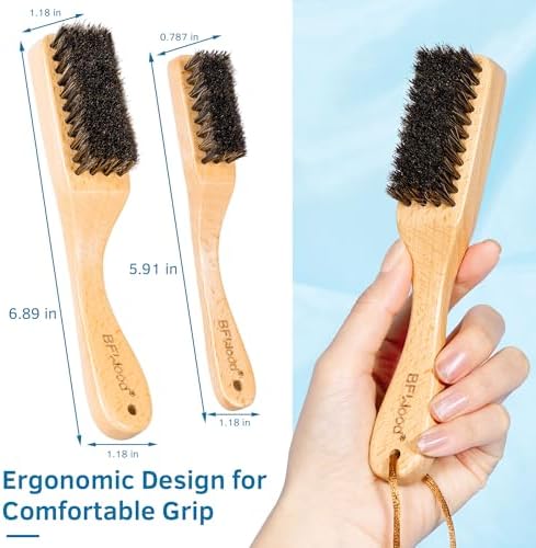BFWood Horsehair Silver Brush - Image 5