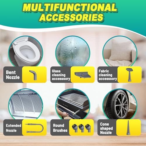 Multi-Surface Handheld Pressurized Steam Cleaner - Image 7