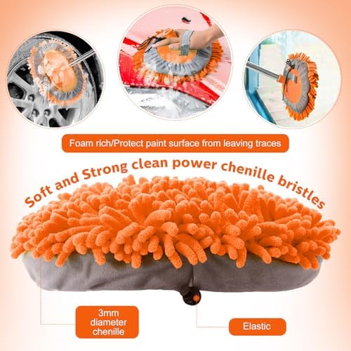 Layhit 5 Pcs Car Wash Mitt Set, Brush Not Included - Image 3
