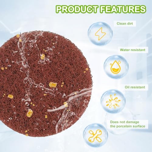 16pcs Heavy Duty Pads Electric Cleaning Brush Pad Set fit - Image 7