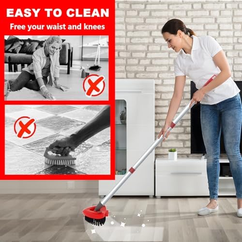2Pack Small Upgrade Spin Mop Replace Brush Head - Image 6