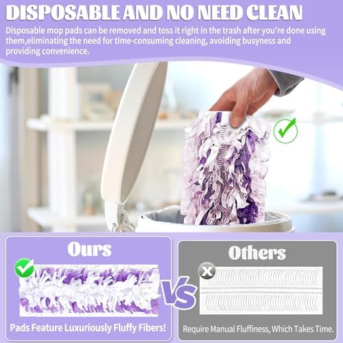 80 Pack Disposable Mop Pads Compatible - Image 4