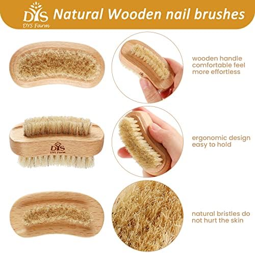 Generic Wooden Fingernail Nail Brushes - Image 4