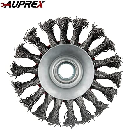 AUPREX 2 Pack 4 Inch Twist Knotted Wire Wheel Brush - Image 3