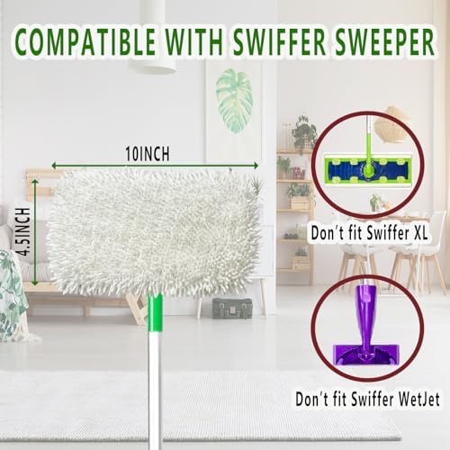 4pcs Reusable Microfiber Mop Pads - Image 2